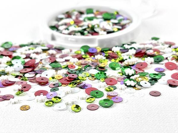 Picket Fence Studios A Snowy Season Sequin Mix  Pailetten