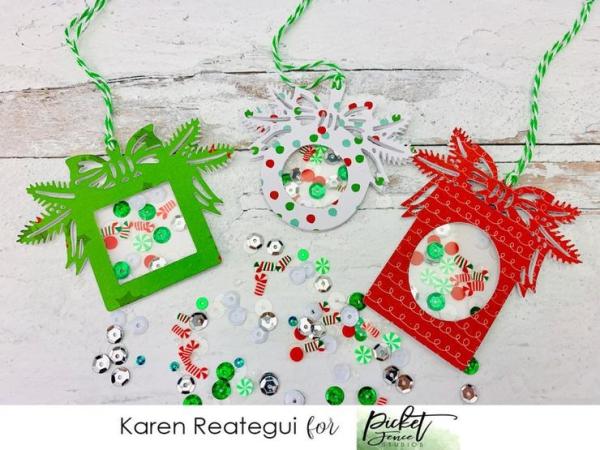 Picket Fence Studios Fireplace Stockings Sequin Mix  Pailetten