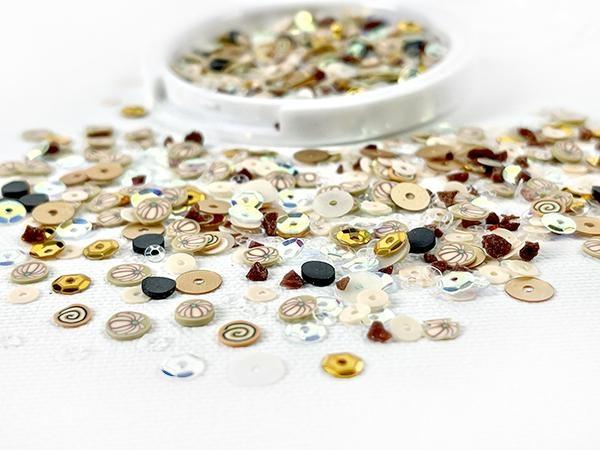 Picket Fence Studios Pumpkin Cookies Sequin Mix  Pailetten