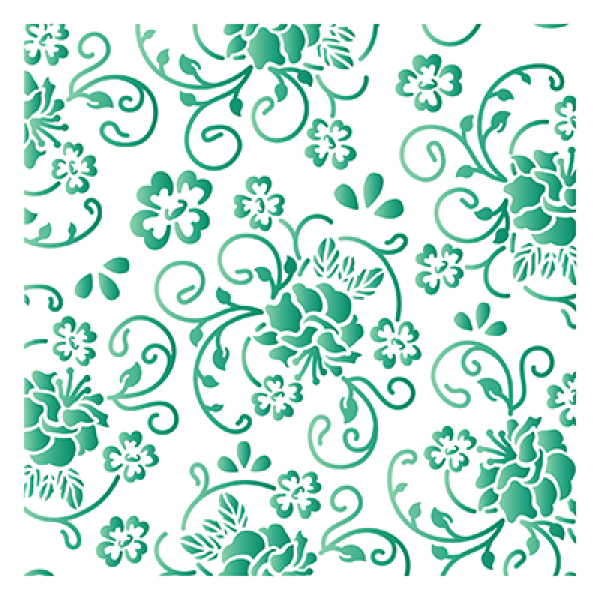LDRS-Creative  Brocade  Stencil 6x6