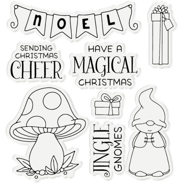 Crafters Companion -Gnome Child - Stanze & Stempel & Stencil