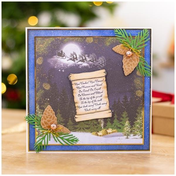 Crafters Companion - Twas the Night Before Christmas - 6" Paper Pack