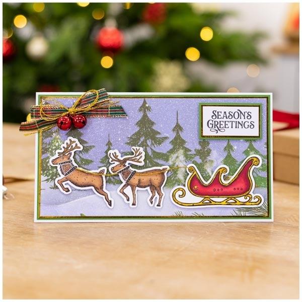 Crafters Companion - Twas the Night Before Christmas - 6" Paper Pack