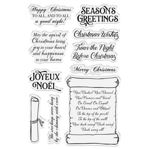 Crafters Companion - Twas the Night Before Christmas  - Clear Stamps