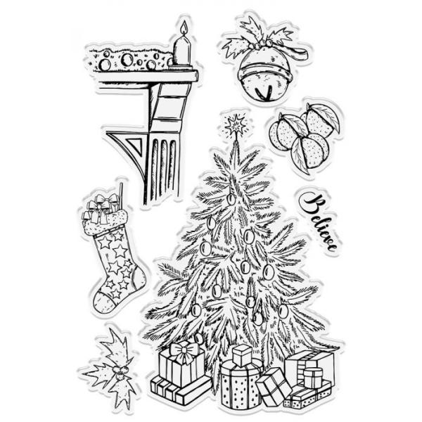 Crafters Companion - Twas the Night Before Christmas  - Clear Stamps