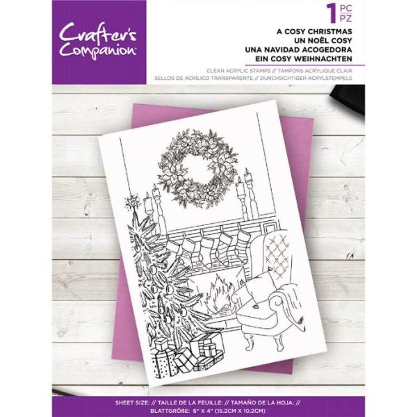 Crafters Companion -  A Cosy Christmas  - Clear Stamps
