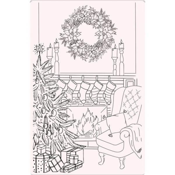 Crafters Companion -  A Cosy Christmas  - Clear Stamps