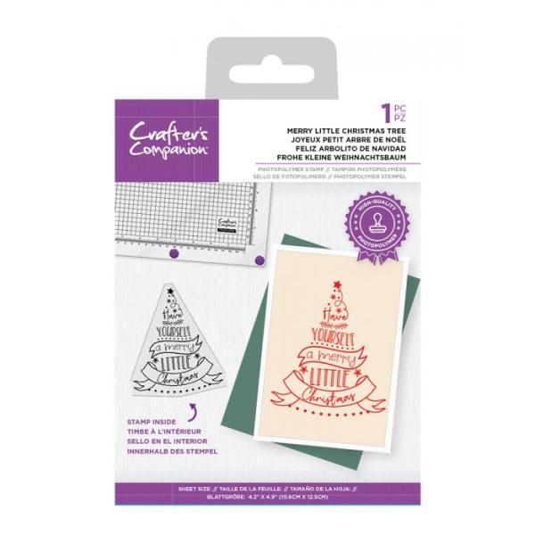 Crafters Companion - Merry Little Christmas Tree  - Clear Stamps