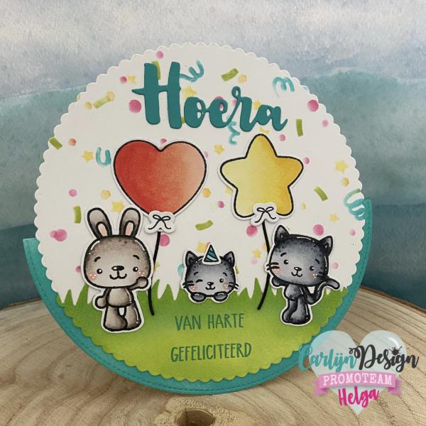 Carlijn Design Slimline Confetti   Stencil - Schablone 