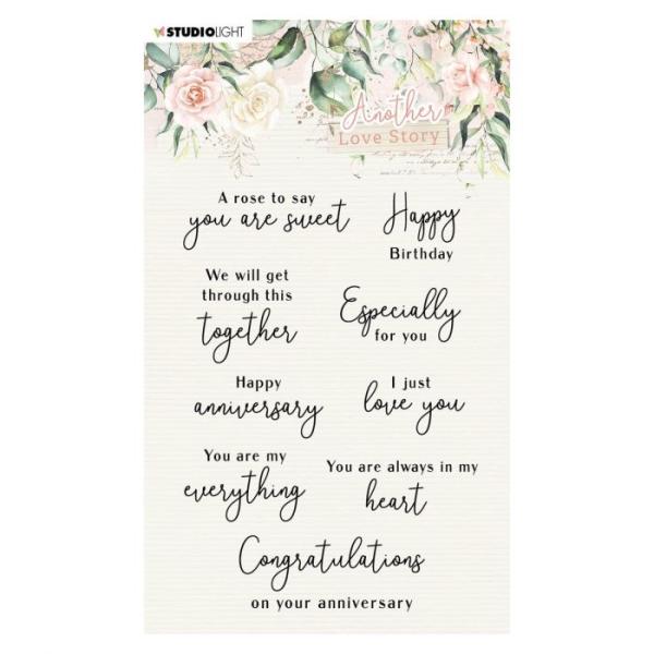 Studio Light - Clear Stamp Another love story Silikonstempel Love-Sätze nr.2