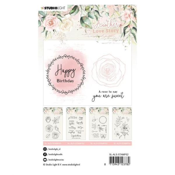 Studio Light - Clear Stamp Another love story Silikonstempel Love-Sätze nr.2