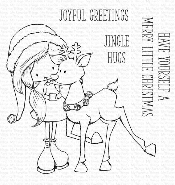 My Favorite Things Stempelset "Jingle Hugs" Clear Stamp Set
