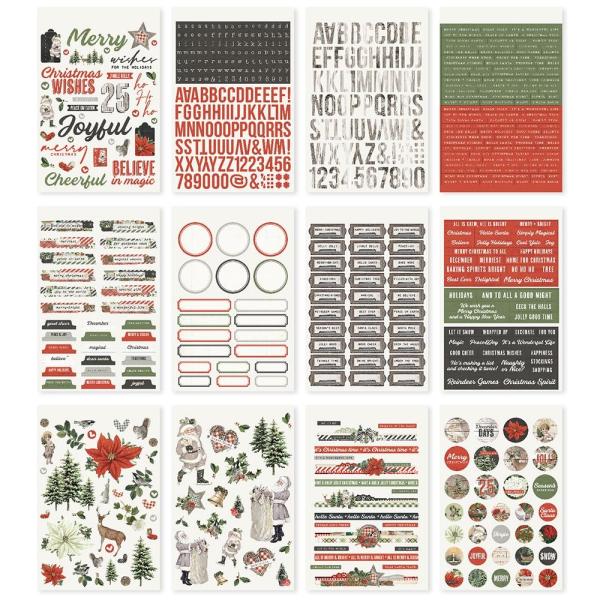 Simple Stories -  Simple Vintage Rustic Christmas - Sticker Book