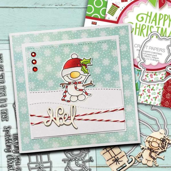 Polkadoodles Stempel "Gnome Tinsel in a Tangle" Clear Stamp-Set