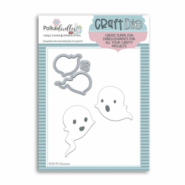 Polkadoodles Dies "Ghosties" Stanzschablonen