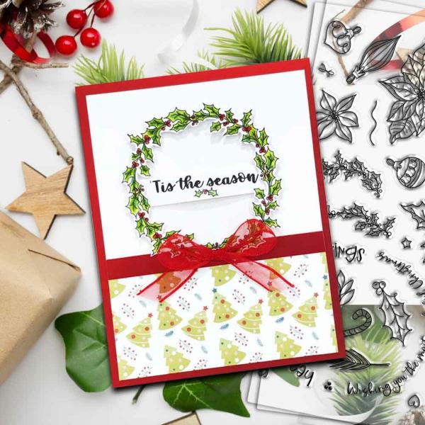 Polkadoodles Stempel "Wonderful Christmas" Clear Stamp-Set