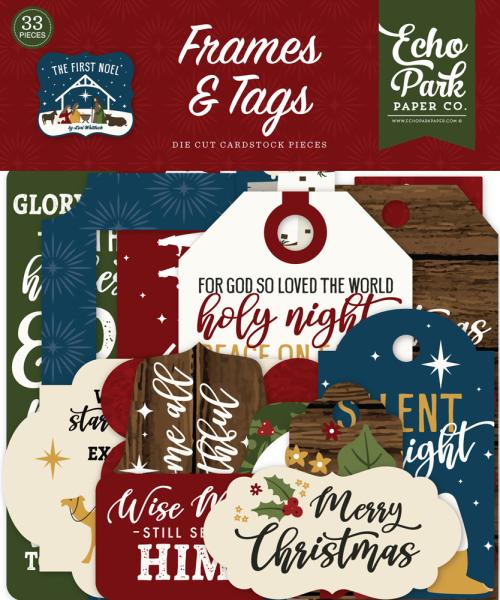 Echo Park "The First Noel" Frames & Tags