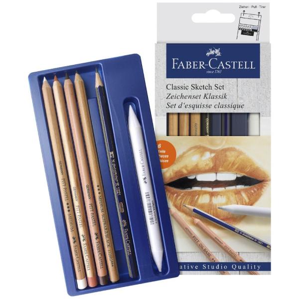 Faber Castell Sketch Set Classic Monochrome 