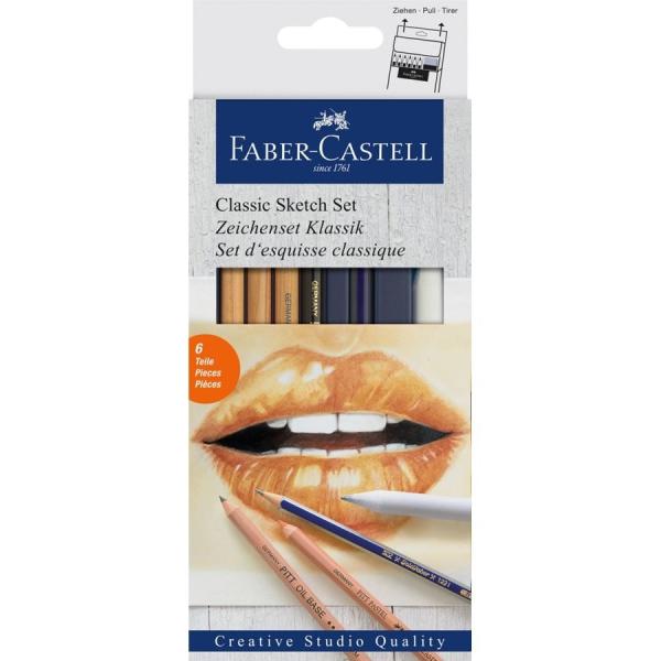 Faber Castell Sketch Set Classic Monochrome 