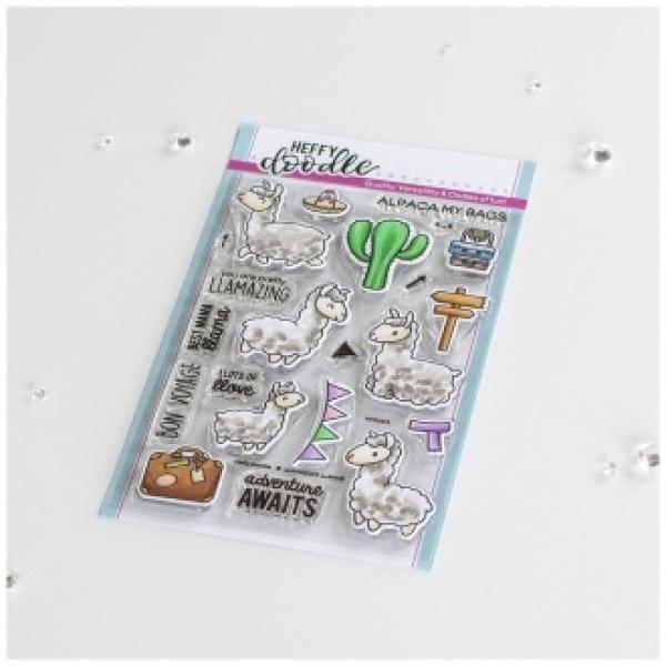 Heffy Doodle Llamazing Llamas   Clear Stamps - Stempel 