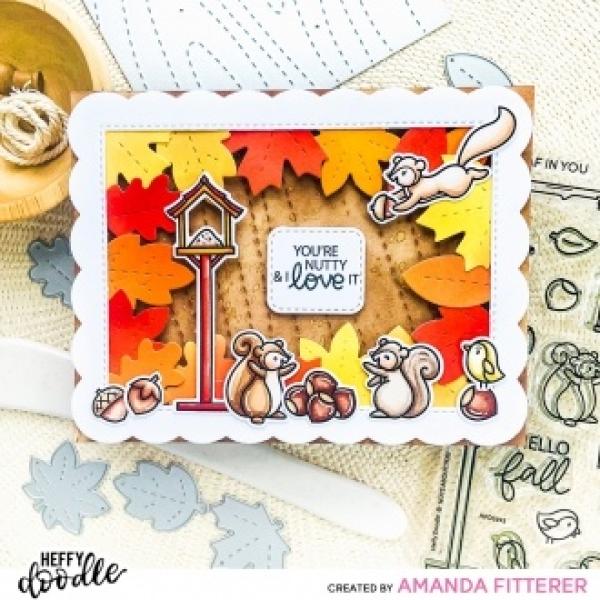 Heffy Doodle Nuts About You   Clear Stamps - Stempel 