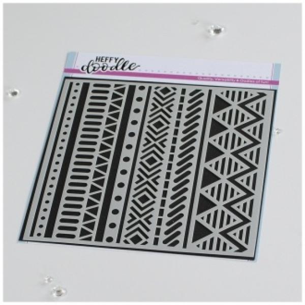 Heffy Doodle Fiesta Time  Stencil - Schablone