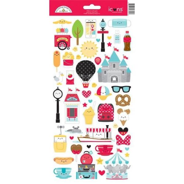 Doodlebug Design Fun at the Park Icons Stickers 