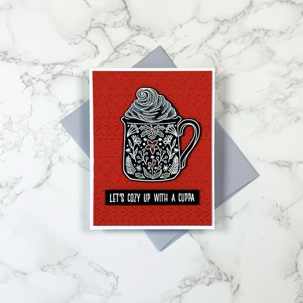 LDRS-Creative Cozy Cuppa 6x8 Inch Clear Stamps
