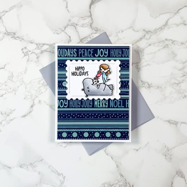 LDRS-Creative Diagonal Stitched Postage Frames Slim Line Dies