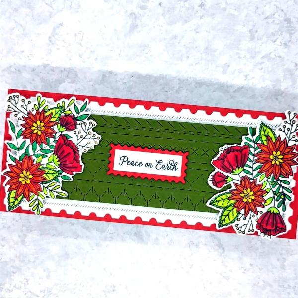 LDRS-Creative Diagonal Stitched Postage Frames Slim Line Dies