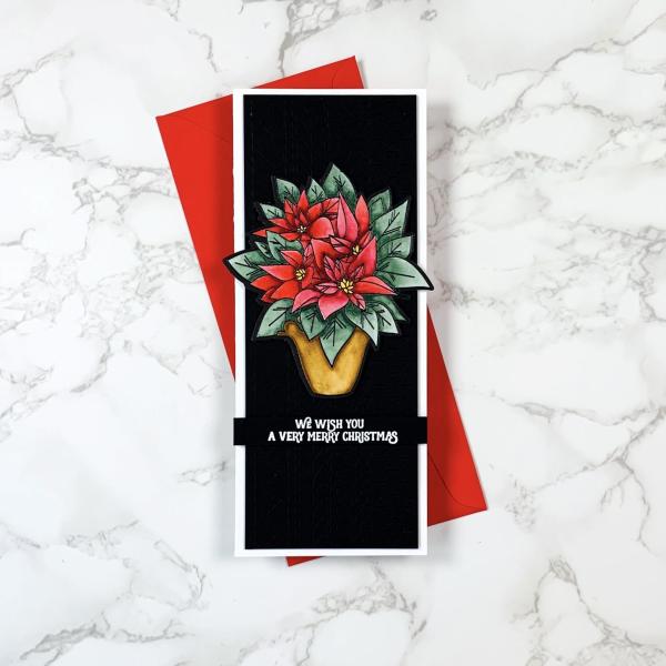LDRS-Creative Potted Poinsettia Coordinating Dies - Stanzen
