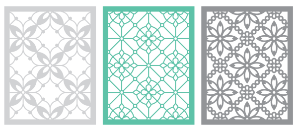 LDRS-Creative Modern Geometric III A2 Cover Plate Dies