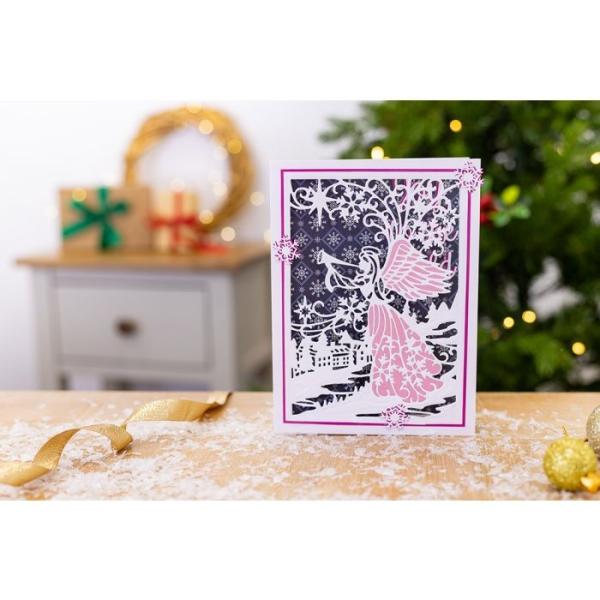 Gemini Christmas Big Scene Christmas Angel Create-a-Card Dies  - Stanze - 