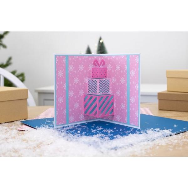 Gemini Christmas Pop Out Stacked Gifts Create-a-Card Dies  - Stanze - 