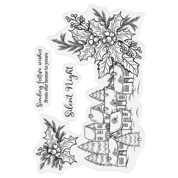 Gemini Sending Festive Wishes Stamp & Die  - Stempel & Stanze 