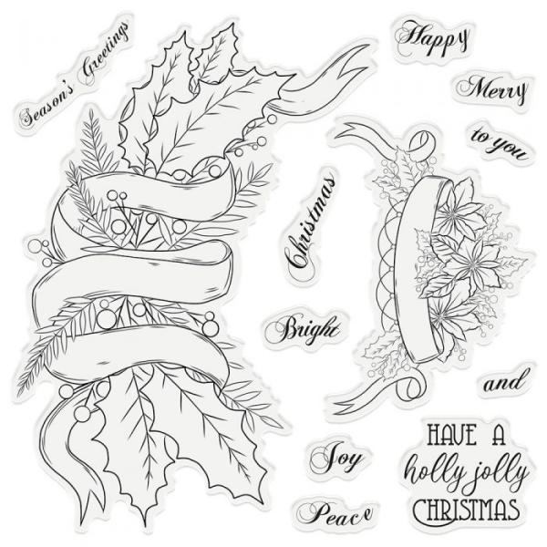 Gemini Festive Banner Stamp & Die  - Stempel & Stanze 