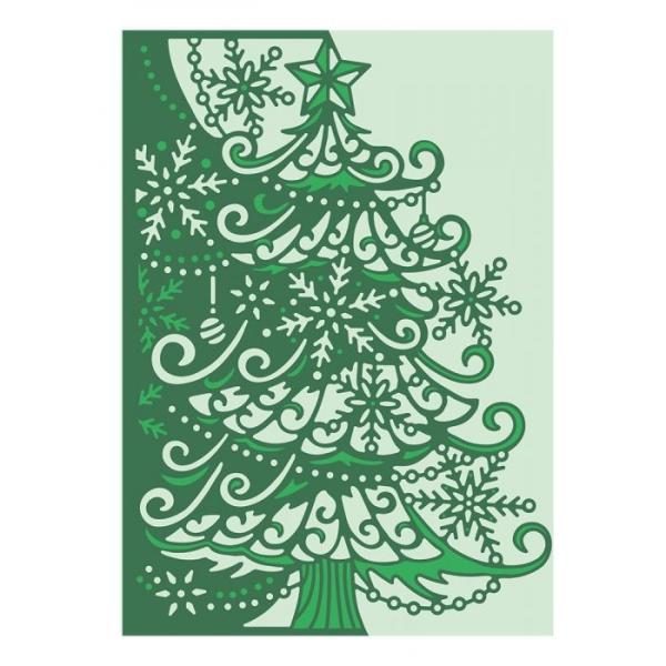 Gemini Joyful Christmas Tree Intri´lace Dies  - Stanze - 