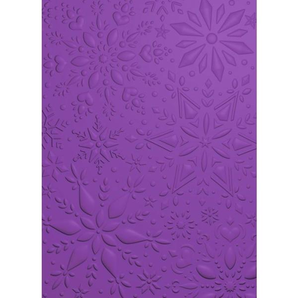 Gemini Snowflake Medley 3D Embossing Folder & Stencil - Prägefolder & Schablone