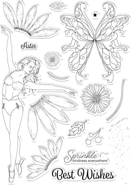 Crafters Companion - Flower Fairies - Stanze & Stempel