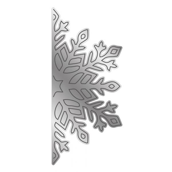 Crafters Companion -Watercolour Christmas Metal Die Statement Snowflake - Stanze