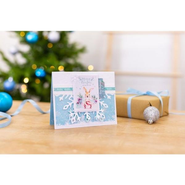 Crafters Companion -Watercolour Christmas Metal Die Statement Snowflake - Stanze