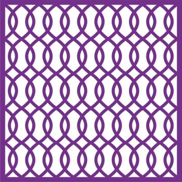 Crafters Companion -Elegant Trellis Background  - Stencil - Schablone