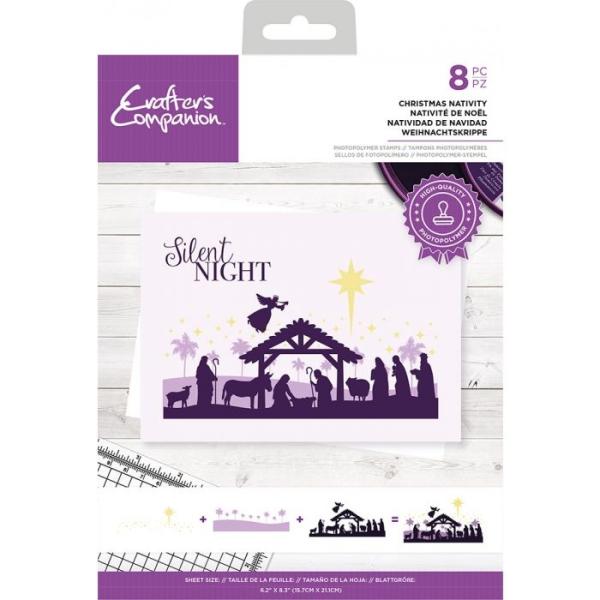 Crafters Companion - Christmas Nativity  - Clear Stamps