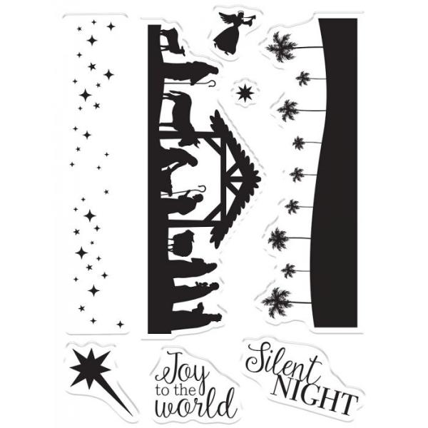 Crafters Companion - Christmas Nativity  - Clear Stamps