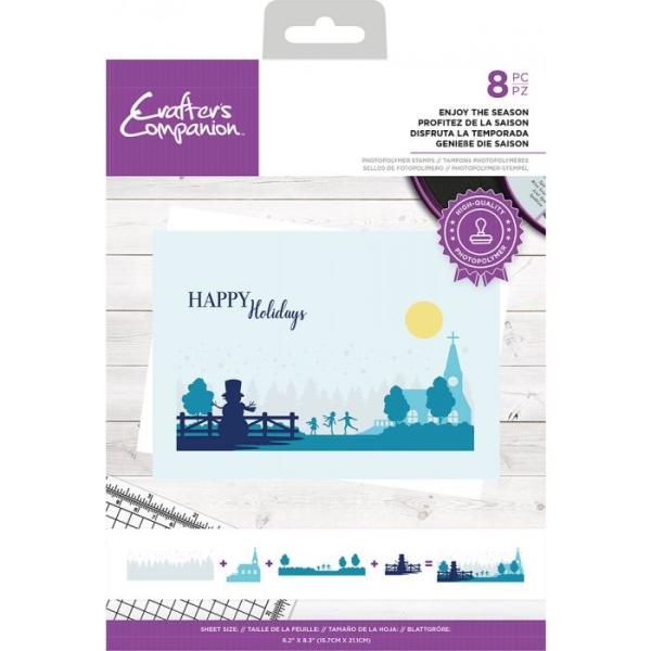 Crafters Companion - Enjoy the Season  - Clear Stamps