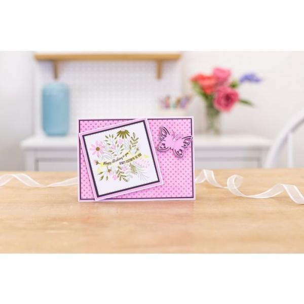 Crafters Companion -Wild Meadow - Stempel & Stencil