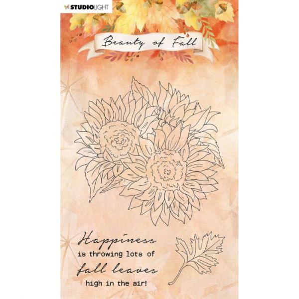 Studio Light - Clear Stamp pel beauty of fall Sonnenblumen nr.63