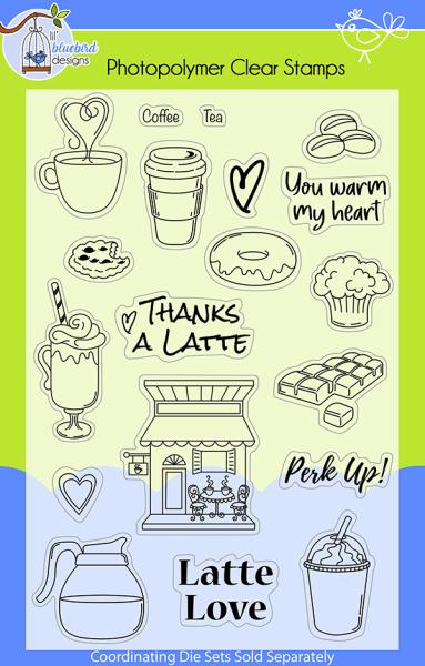 Lil Bluebird Designs - Coffee Time - Clear Stamps