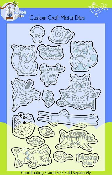 Lil Bluebird Designs - Forest Friends - Die Set
