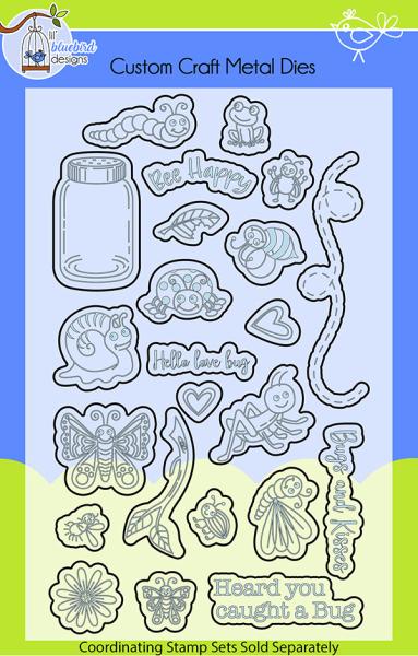 Lil Bluebird Designs - Love Bugs - Die Set